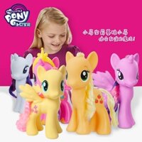 Đồ chơi Hasbro My Little Pony 8 inch Kích thước lớn Cơ bản Purple Yue Món quà cô gái mềm mại và kỳ lạ