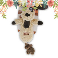 Đồ Chơi Hình Cún Trắng- AFP Cuddle Animal Dog Toys