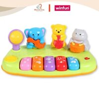 Đồ chơi hình thú phát nhạc đàn Piano Winfun cho bé, đồ chơi phát triển não bộ và giác quan trẻ em