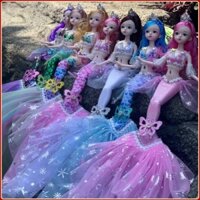 Đồ chơi hóa trang cho nàng tiên cá búp bê công chúa đồ handmade búp bê Barbie đồ chơi trẻ em