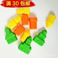 Đồ chơi hoạt hình không gian, khuôn cát bãi biển thân thiện với môi trường, bộ công cụ mô hình lâu đài chính động vật 3D, bộ 10 món