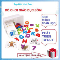 Đồ Chơi Học Tiếng Anh, Thẻ Học Tiếng Anh Bằng Gỗ, Bảng Chữ Cái Tiếng Anh Bé Học Chữ Cái Đánh Vần Tiếng Anh