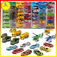 Đồ Chơi Hộp 6 Món Ô Tô Máy Bay Cho Bé