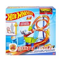 Đồ Chơi HOT WHEELS Vòng Quay Số 8 Vô Cực - Hot Wheels Action Vertical-8 Jump Track Set