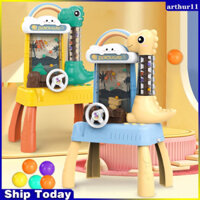 Đồ chơi hứng bóng khủng long pinball chạy pin có đèn ( tặng kèm pin ) loại to