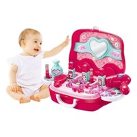 Đồ chơi hướng nghiệp cho bé/ Đồ Chơi Trang Điểm Cho Bé Gái Có Vali Bánh Xe Kéo Toyshouse
