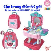 Đồ chơi hướng nghiệp nhập vai BOWA 8255P  Cặp trang điểm bé gái 2in1 gồm 30 chi tiết