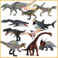 Đồ chơi Jurassic World mô hình khủng long bạo chúa Indominus T Rex, Spinosaurus, Mosasaurus ăn thịt, tê giác ăn cỏ 3D