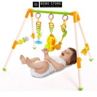 Đồ chơi Kệ chữ A phát nhạc hình con Vẹt cho bé , Đồ chơi cho bé sơ sinh vui nhộn BOBO Store