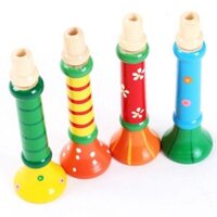 Đồ chơi kèn nhỏ bằng gỗ cho trẻ sơ sinh, đồ chơi giáo dục sớm, còi, nhạc cụ cho trẻ em