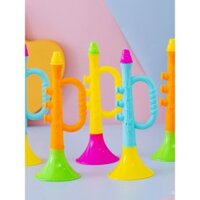Đồ chơi kèn nhựa đầy màu sắc, nhạc cụ gió cho trẻ em, quà tặng cho lễ hội và sự kiện ở trường mẫu giáo