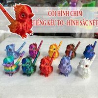 Đồ Chơi Kèn Thổi Phát Âm Thanh To Còi Thổi Hình Chim In Nhựa 3D Sắc Nét Mô Hình Chim Chóc Muôn Thú