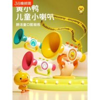 Đồ chơi kèn vịt vàng cho trẻ em, kèn mini cho bé, kèn harmonica, còi kèn, nhạc cụ