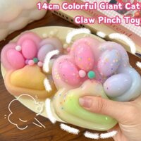 Đồ chơi kẹp chân mèo lớn sang trọng - Phục hồi chậm, TPR mềm - Quà tặng bất ngờ cho người bạn thân nhất, gia đình - Màu sắc rực rỡ, Phim hoạt hình - Dành cho trẻ em Đồ chơi giải nén người lớn - Móng vuốt mèo dễ thương Squishy