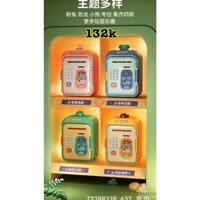 Đồ chơi két đựng tiền mini sử dụng vân tay, mật khẩu, máy ATM cho bé