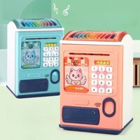 Đồ Chơi Két Sắt Vân Tay Tiết kiệm Tiền, ATM Mini Siêu Dễ Thương Cho Bé 89101