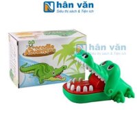 Đồ Chơi Khám Răng Cá Sấu Cắn Tay 3218A - Màu Xanh