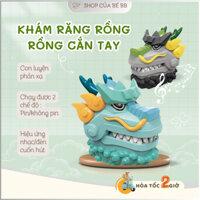 Đồ Chơi Khám Răng Cá Sấu Rồng Cắn Tay, Trò Chơi Thú Cưng Cắn Ngón Hình Rồng Cho Con Luyện Phản Có Nhạc Đèn - Shop Của Bé
