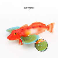 Đồ chơi khoa học giáo dục trẻ em Cá vây xanh mô hình cá vây xanh mô phỏng đồ trang trí búp bê động vật biển