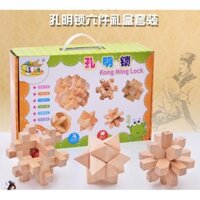 Đồ chơi khóa khổng minh phát triển IQ cho trẻ