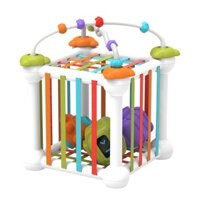 Đồ Chơi Khối Lập Phương Cảm Biến Màu Montessori Giáo Dục Sớm Phát Triển Kỹ Năng Cho Bé