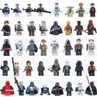 Đồ chơi khối xây dựng mô hình người lính trắng mới của Star Wars Series, không in, robot lính quân đội, ET5A