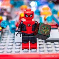Đồ chơi khối xây dựng mô hình Spider-Man 3 Hero No Return Iron Man Nano Fusion Suit tương thích