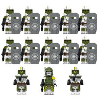 đồ chơi khối xây dựng Star Wars Clone Doom Commander Người lính lắp ráp Tương thích với LEGO Loạt phim nhỏ