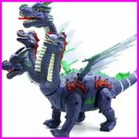 Đồ chơi khủng long 4 đầu đẻ trứng chiếu đèn 3D