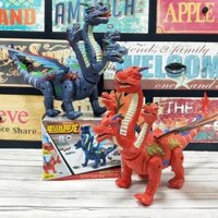 Đồ Chơi Khủng Long Bạo Chúa 4 Đầu Vẫy Cánh Đẻ Trứng Biết Đi Chạy Bằng Pin An Toàn