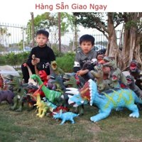 Đồ chơi khủng long bạo chúa, KingKong, Godzilla, KL 3 đầu, Cổ dài bằng nhựa mềm cho bé