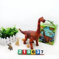 Đồ chơi khủng long cổ dài đẻ trứng chạy pin