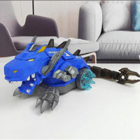 Đồ chơi khủng long Robot biết phun khói, di chuyển có đèn và nhạc cho bé Au33