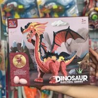 Đồ Chơi Khủng Long Robot Chạy Pin Có Trứng Loại To