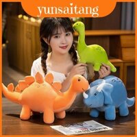 Đồ chơi khủng Long sang trọng mê hoặc Triceratops đáng yêu và gối dài cổ ôm ấp để chơi