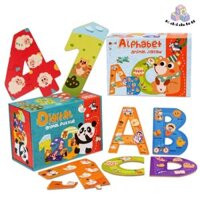 Đồ chơi kĩ năng cơ bản bộ xếp hình động vật bảng chữ cái alphabet cho bé từ 3 tuổi nhận biết thế giới xung quanh đầy màu sắc và hứng thú đồng thời rèn luyện đôi tay khéo léo hơn