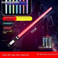 ♟∏Đồ Chơi Kiếm Ánh Sáng Light Saber - Gậy Ống LED - Kiếm Laze có đèn và âm thanh-5fJB