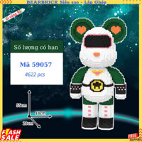 Đồ chơi lắp ghép BEARBRICK-Mô hình lắp ghép Gấu Bearbrick đáng yêu-Tăng Khả Năng Sáng Tạo-Decor Phòng "Linhlinh29219"