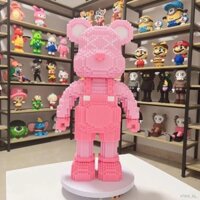 Đồ chơi lắp ghép các hạt nhỏ tương thích Lego xếp hình khối xây dựng đồ trang trí hình gấu bạo lực