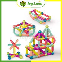 Đồ Chơi Lắp Ghép Hình Nam Châm 3D Nhiều Chi Tiết Bộ Xếp Hình Từ Tính Đồ Chơi Trí Tuệ Trẻ Em