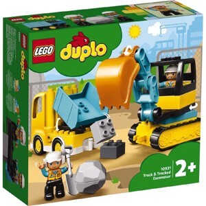 Đồ chơi lắp ghép Lego 10931 - Xe tải và xe xúc của bé