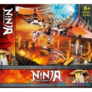 Đồ chơi lắp ghép Lego 71718 - Rồng chiến đấu của sư phụ wu 371 mảnh