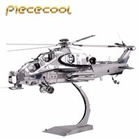 Đồ Chơi Lắp Ghép Mô Hình Kim Loại - Wuzhi-10 Helicopter - Piececool P048S