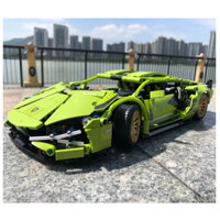 Đồ chơi lắp ghép Mô hình Siêu Xe Lamborghini 1200pcs+ - Bộ Đồ Chơi Lắp Ráp Xe Đua Bò Tót Sian FKP 37 Size 35cm 1:14