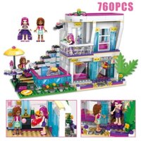 Đồ chơi Lắp ghép Mô hình Leepin Friends Livi's Pop Star House biệt thự của ngôi sao nhạc pop Livi 11703 SX3008