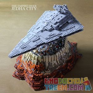 Đồ chơi Lắp ghép Mould King 21007 - Tàu hoàng đế trên thành phố Jedha