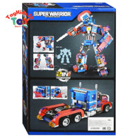 Đồ chơi lắp ghép robot optimus biến hình xe thành siêu nhân cho bé từ 6 tuổi chuyển động được các khớp