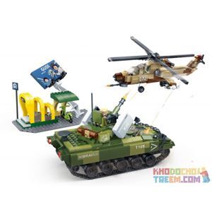 Đồ chơi lắp ghép xếp hình Gudi 8037 - Phòng thủ trong thành phố 725 chi tiết