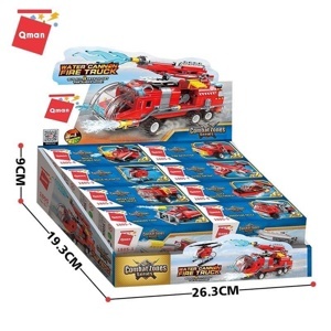 Đồ chơi lắp ghép xếp hình Qman 1805 - Biệt đội xe cứu hỏa