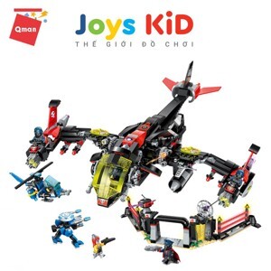 Đồ chơi lắp ghép xếp hình Qman 2721 - Không kích trong đêm